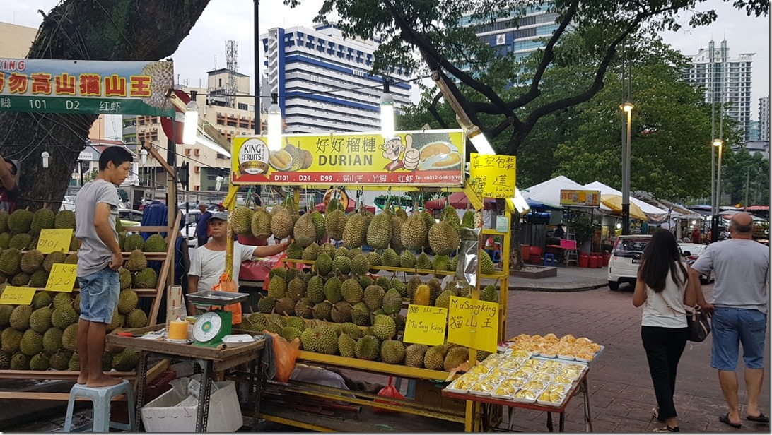 durian at jalan alor kualalumpur
